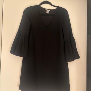 H&M Black Long Sleeve Dress